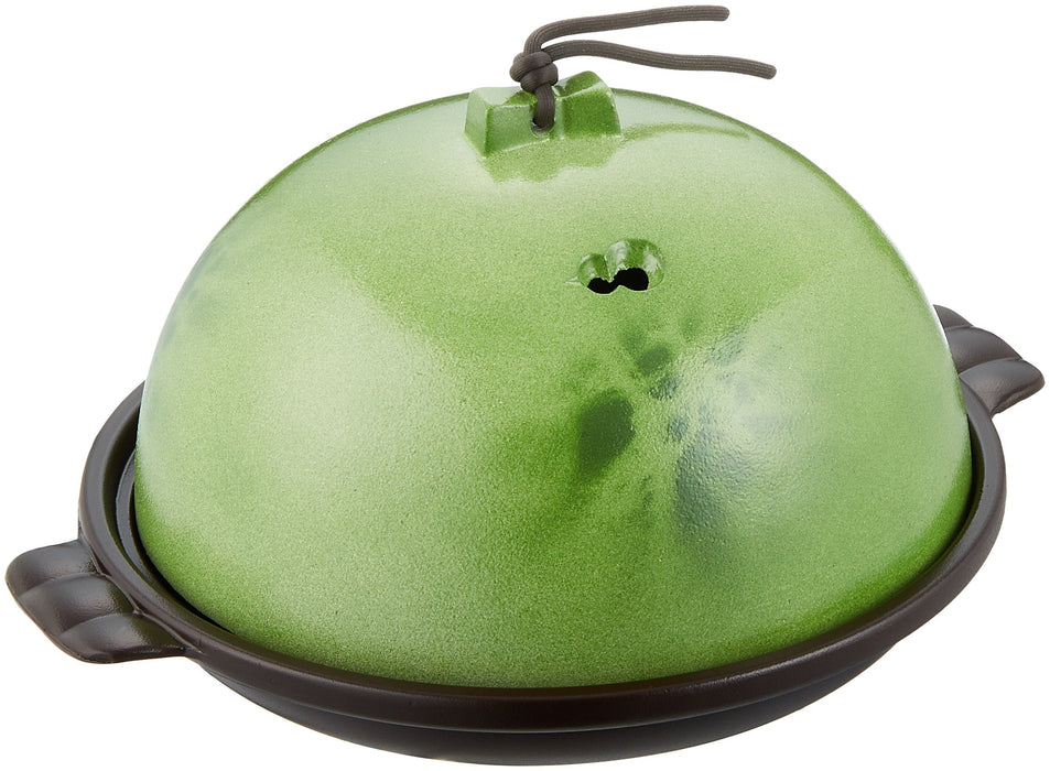 Endo Shoji Medium Takase Ceramic Pot Wakakusa Aluminum Made in Japan-Kiichin - The #1 Place for Japanese Goods in Your Hand!