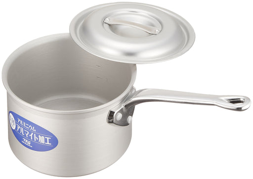 Endo Shoji 18cm IH Compatible Aluminum Saucepan with Measuring Plate-Kiichin - The #1 Place for Japanese Goods in Your Hand!