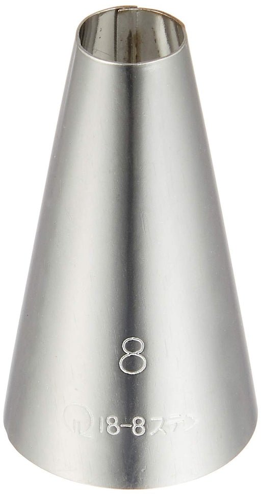 Endo Shoji No.8 Round Nozzle 18-8 Stainless Steel for Commercial Use Japan-Kiichin - The #1 Place for Japanese Goods in Your Hand!