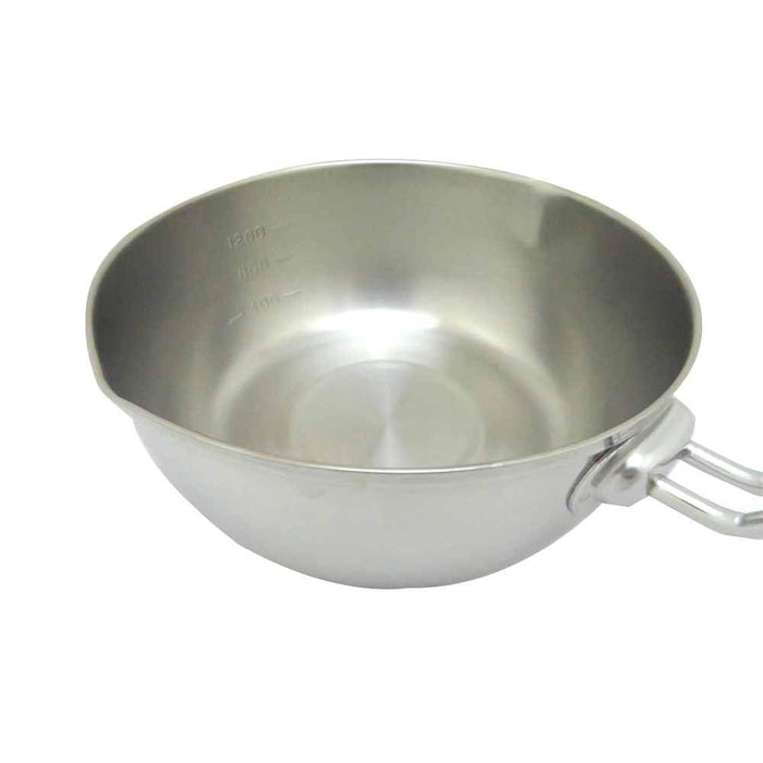 Endo Shoji Yukihira Pot 16cm Triple-Layer Stainless Steel with Handle Japan-Kiichin - The #1 Place for Japanese Goods in Your Hand!