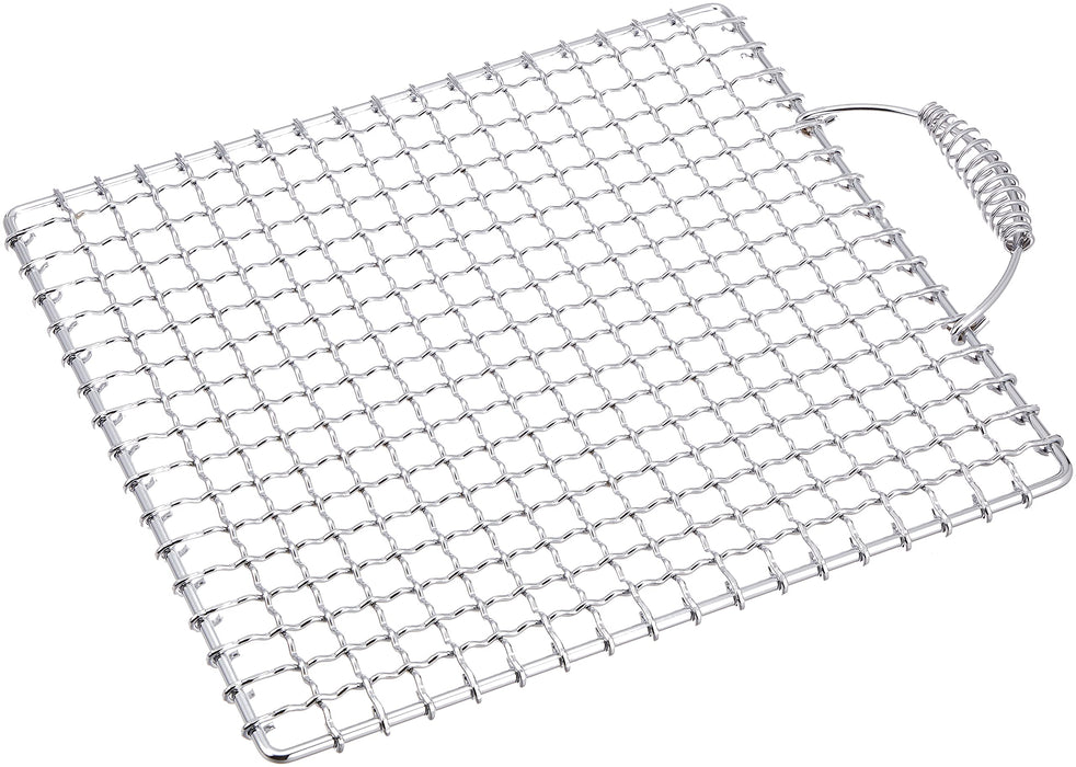 Endo Shoji Taflos No. 24 Professional Grilling Net with Spring Handle Japan-Kiichin - The #1 Place for Japanese Goods in Your Hand!