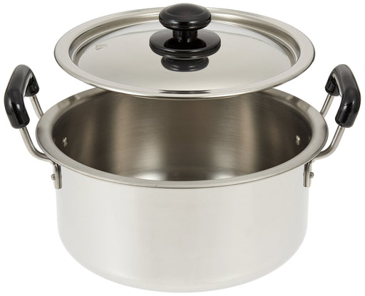 Endo Shoji 24Cm Thick Plate Pot Stainless Steel Lid Induction Safe Japan-Kiichin - The #1 Place for Japanese Goods in Your Hand!