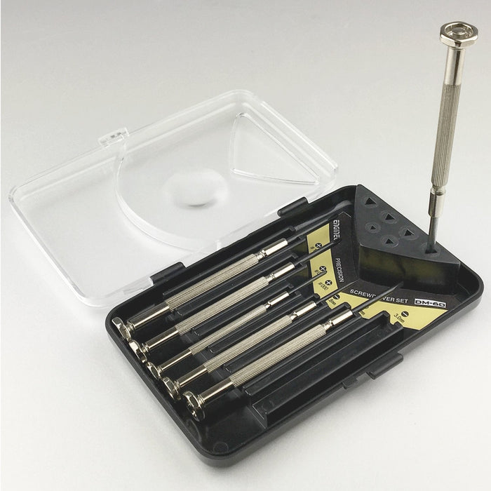 Engineer 6-Piece Precision Screwdriver Set DM-60 for Detailed Work-Kiichin - The #1 Place for Japanese Goods in Your Hand!