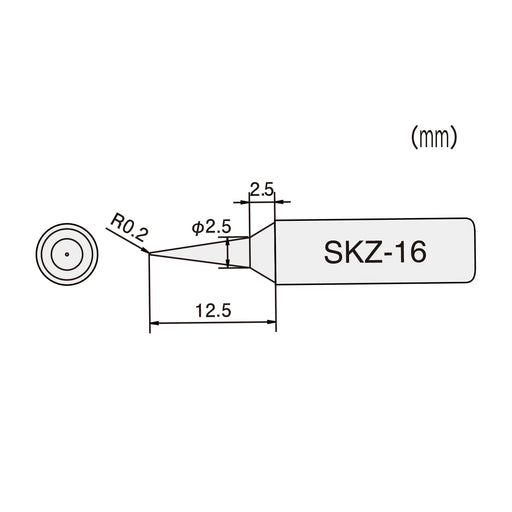 Engineer Brand SKZ-16 Soldering Iron Tip for Precision Engineering-Kiichin - The #1 Place for Japanese Goods in Your Hand!