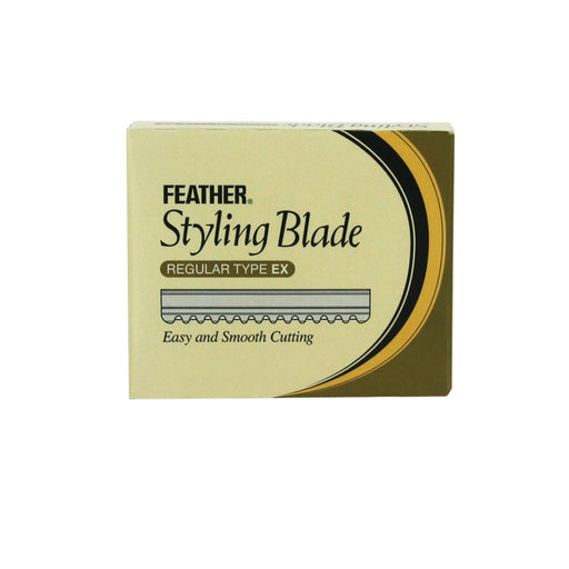 Feather Safety Razor Regular Styling Blade Replacement - 10 Pack Ex Cgex-10-Kiichin - The #1 Place for Japanese Goods in Your Hand!