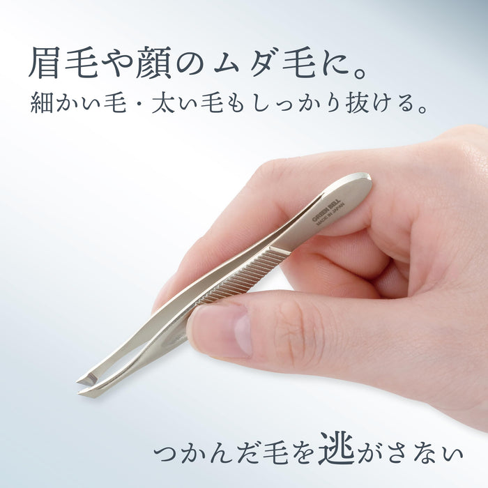 Green Bell Craftsmanship G-2250 Tweezers with Angled Tips Precision Tool