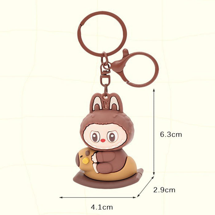 Haojee 5-Piece Keychain Set 3D Decoration for Cars and Bags Cosplay Cute