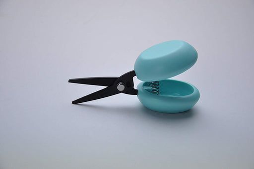 Hasegawa Knives - Harac Scissors Casta Green with Cover Compact W11xD4.5xH6cm Size-Kiichin - The #1 Place for Japanese Goods in Your Hand!