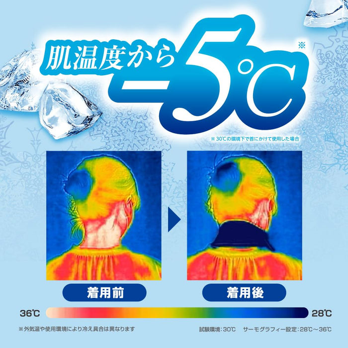 Ice Packs Hakugen Earth Cool Towel Cooling Sheet pack of 2 for Instant Relief