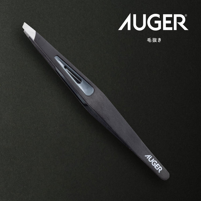 Kai Corporation Angled Tip Eyebrow Tweezers for Men's Grooming