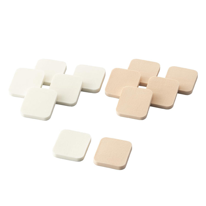 Kai Corporation Long Rectangular Foundation Puffs 12 Pack Kq3060