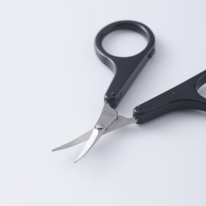 Precision Nose Hair Scissors Black by Kai Corporation 1 Piece