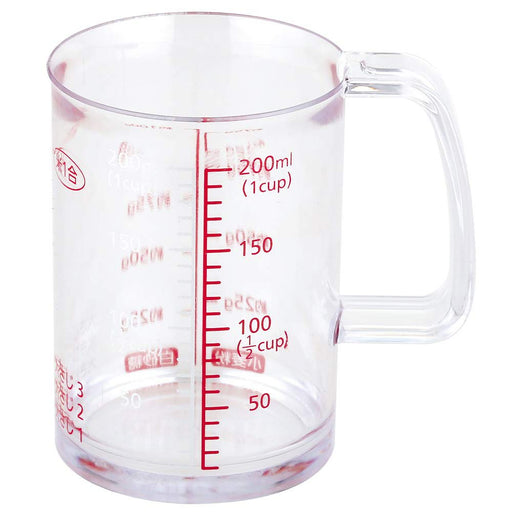 Kai Corporation Heat Resistant Measuring Cup 200ml Pours Anywhere Made in Japan-Kiichin - The #1 Place for Japanese Goods in Your Hand!