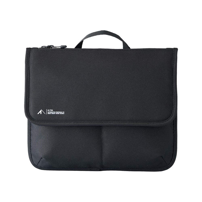 Lihit Lab Cordura Flat Pouch M Black A7767-24 - Premium Quality Organizer-Kiichin - The #1 Place for Japanese Goods in Your Hand!