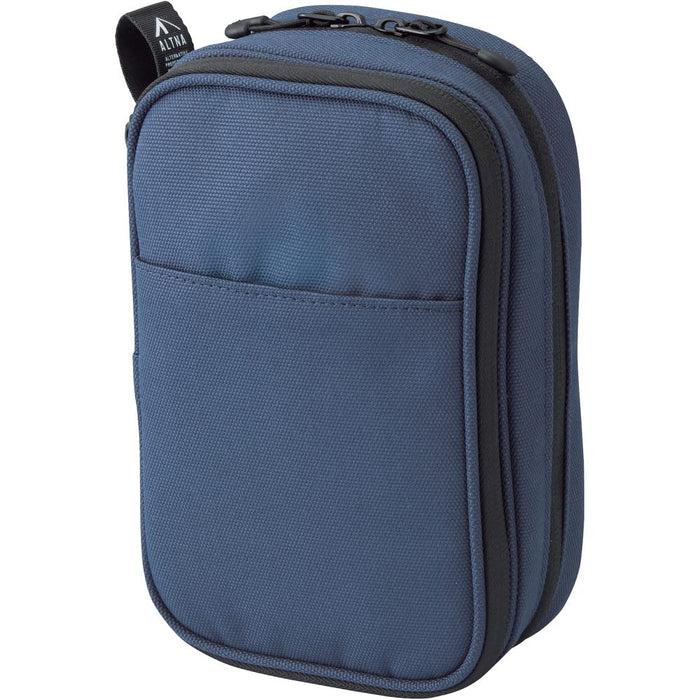 Lihit Lab Japan Cordura Dual Pen Tool Pouch - Navy-Kiichin - The #1 Place for Japanese Goods in Your Hand!
