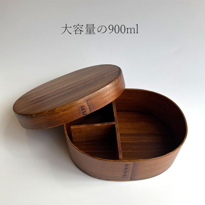 Yamaya Lacquerware Shop Magewappa Wood Grain Large Bento Box for Men & Teens-Kiichin - The #1 Place for Japanese Goods in Your Hand!