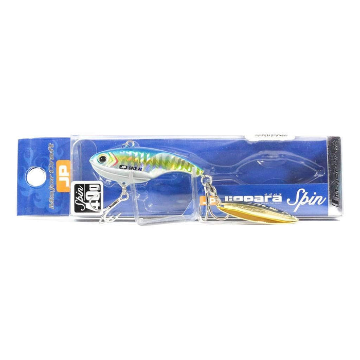 Major Craft 40G Metal Jig Paraspin Silver-Stripe Round Herring JPSPIN-40G-Kiichin - The #1 Place for Japanese Goods in Your Hand!