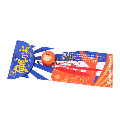 Major Craft Tai Chisel Jig 100G TM-100 Size 2 Orange Red-Kiichin - The #1 Place for Japanese Goods in Your Hand!