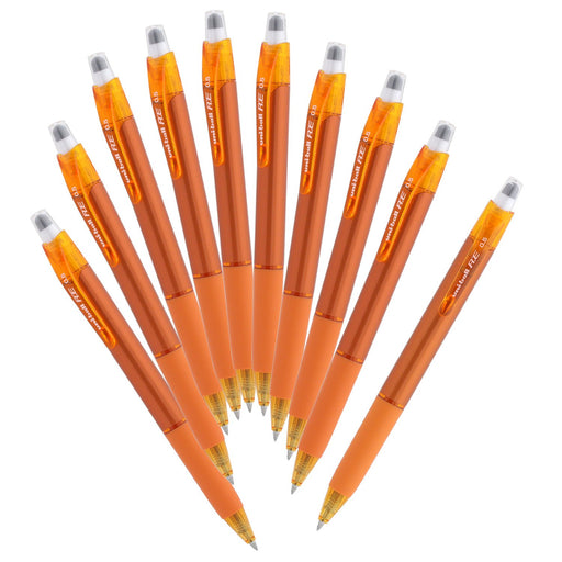 Mitsubishi Pencil Uniball Re Erasable Ballpoint Pen 0.5mm Sun Orange 10-Pack-Kiichin - The #1 Place for Japanese Goods in Your Hand!