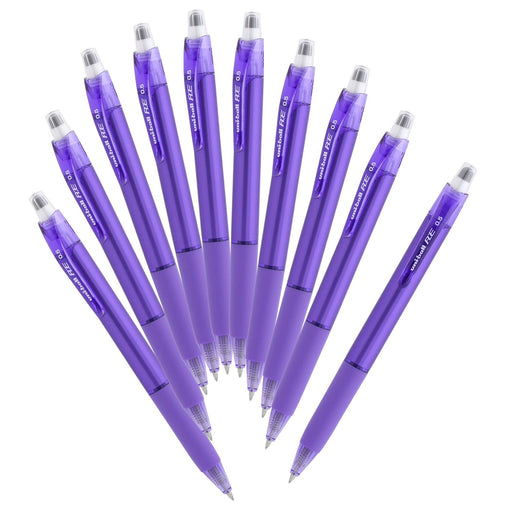 Mitsubishi Pencil Uniball Re Erasable Ballpoint Pen 0.5 Violet Pack of 10-Kiichin - The #1 Place for Japanese Goods in Your Hand!