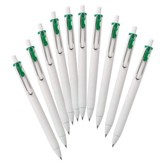 Mitsubishi Pencil Uniball One Gel Ballpoint Pen 0.5 Green 10-Pack-Kiichin - The #1 Place for Japanese Goods in Your Hand!