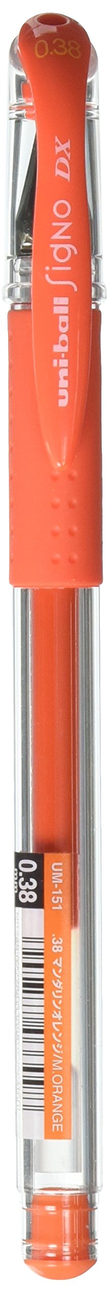 Mitsubishi Pencil Uniball Signo Gel Ballpoint Pen 0.38 - Mandarin Orange Um151.38-Kiichin - The #1 Place for Japanese Goods in Your Hand!