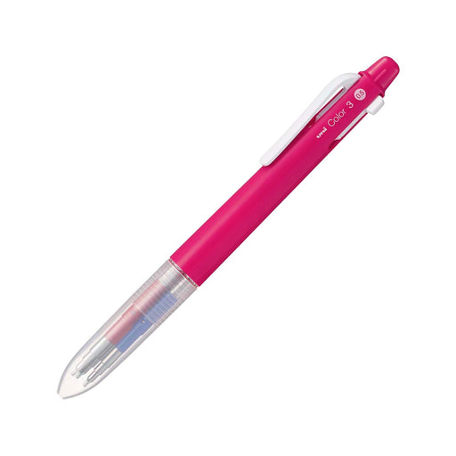 Mitsubishi Pencil Unicolor 3 Cherry Pink Mechanical Pencil with 0.5mm Erasable Lead-Kiichin - The #1 Place for Japanese Goods in Your Hand!