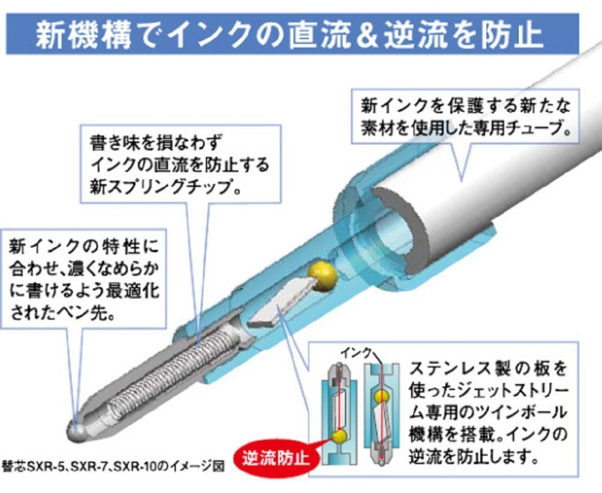 Mitsubishi Pencil Jet Stream Multi-Function 0.7 Pen Easy To Write Pink MSXE350007P13-Kiichin - The #1 Place for Japanese Goods in Your Hand!