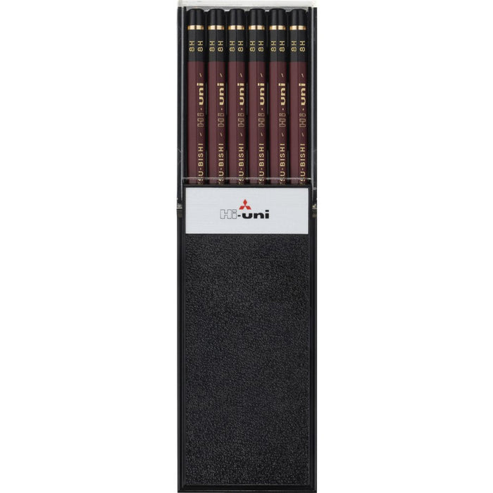 Mitsubishi Pencil High Uni 8H - Pack of 12 Superior Quality Pencils-Kiichin - The #1 Place for Japanese Goods in Your Hand!