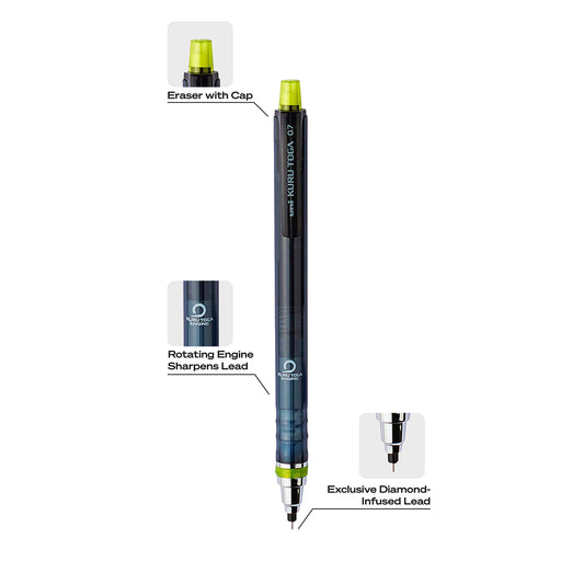 Mitsubishi Pencil Uni-Ball Kurutoga 0.7mm Mechanical Pencil Starter Set-Kiichin - The #1 Place for Japanese Goods in Your Hand!