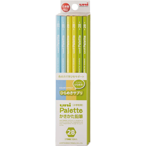 Mitsubishi Pencil Unipalette 2B Writing Pencil Color Effect Inspiration Supplement 1 Dozen-Kiichin - The #1 Place for Japanese Goods in Your Hand!