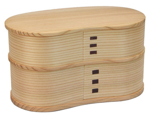 Odate Kougeisha Two-Tier Lunch Box Odate Magewappa Hango Bento-Kiichin - The #1 Place for Japanese Goods in Your Hand!
