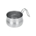 Pearl Metal Cook Pot 12cm Stainless Steel with Scale for Gas Stove Japan-Kiichin - The #1 Place for Japanese Goods in Your Hand!