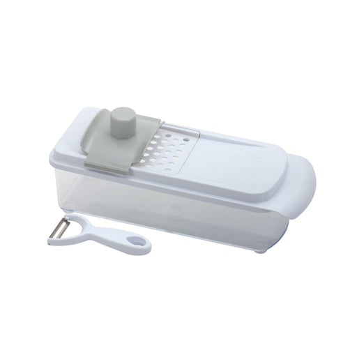 Pearl Metal Simplice C-1104 Grater Slicer Julienne Set with Peeler & Container-Kiichin - The #1 Place for Japanese Goods in Your Hand!