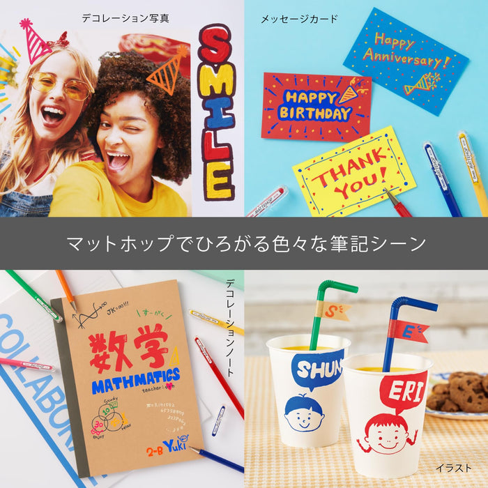 Pentel 10-Pack Matte Hop Orange Color Ballpoint Pens K110-Vf-Kiichin - The #1 Place for Japanese Goods in Your Hand!