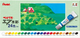Pentel 24-Color F Watercolor Lamitube Set - Vibrant High-Quality Colors-Kiichin - The #1 Place for Japanese Goods in Your Hand!