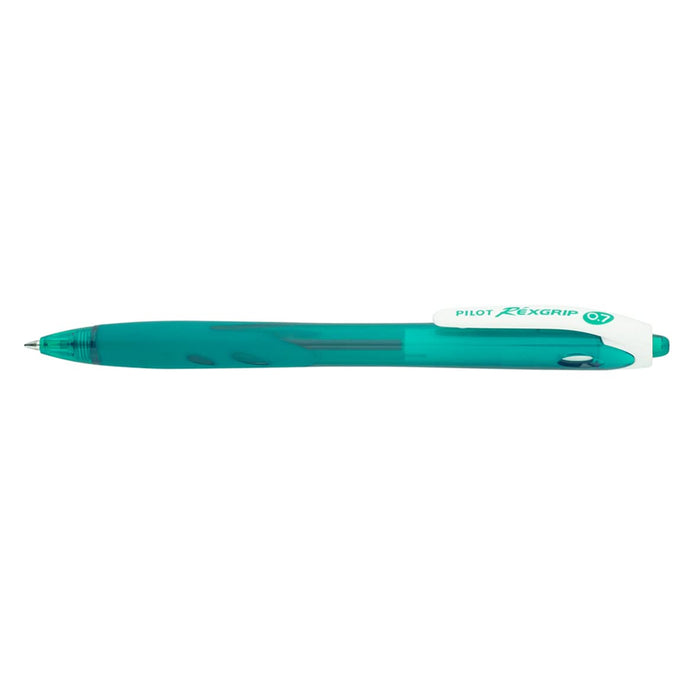 Pilot Brg-10F-Pgb Extra Fine Rexgrip Ballpoint Pen Peacock Green-Kiichin - The #1 Place for Japanese Goods in Your Hand!
