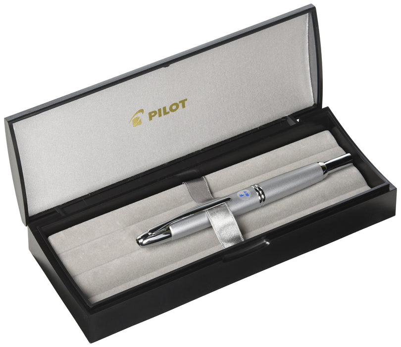 Pilot Capless Silver Fountain Pen FCN1MRSF Model by Pilot-Kiichin - The #1 Place for Japanese Goods in Your Hand!