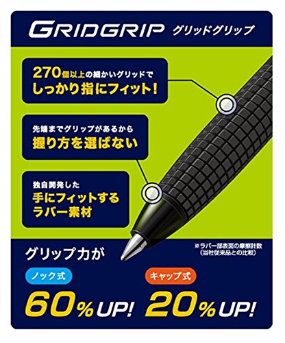Pilot Super Grip G Extra Fine 0.5mm Red Core Oil-Based Ballpoint Pen Set 10 Pcs-Kiichin - The #1 Place for Japanese Goods in Your Hand!