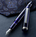 Platinum Pen 3776 Century Chartres Blue Fountain Pen Double Bold with Love Kanji Sticker-Kiichin - The #1 Place for Japanese Goods in Your Hand!
