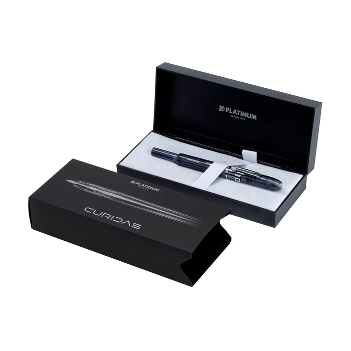 Platinum Curidas Abyss Blue Medium Point Fountain Pen Pkn-7000#50-3-Kiichin - The #1 Place for Japanese Goods in Your Hand!