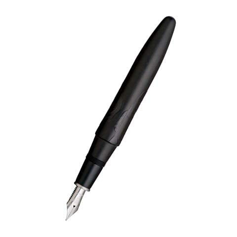 Charcoal Powder Taka-Makie Platinum Izumo Fountain Pen Medium Letter Jet Black Bamboo Forest Tiger Illustration-Kiichin - The #1 Place for Japanese Goods in Your Hand!