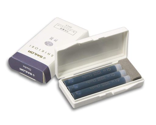 Sailor Fountain Pen Shikiori Cartridge Ink 3 Pieces - Chushu Edition-Kiichin - The #1 Place for Japanese Goods in Your Hand!