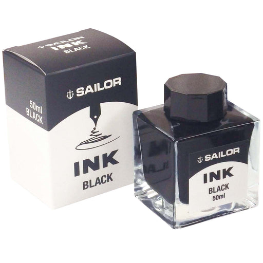Sailor Fountain Pen Black Dye Bottle Ink 50ml - High Quality 13-1007-220-Kiichin - The #1 Place for Japanese Goods in Your Hand!