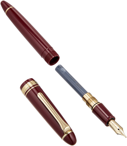Sailor Fountain Pen Profit Casual Bold Gold Trim Red - Model 11-0570-630-Kiichin - The #1 Place for Japanese Goods in Your Hand!