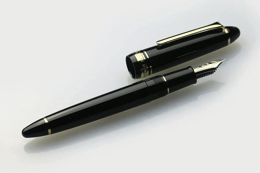 Sailor Fountain Pen Bold Black with Light Gold Trim 11-1038-620-Kiichin - The #1 Place for Japanese Goods in Your Hand!