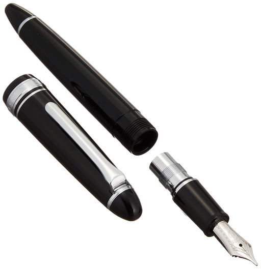 Sailor Fountain Pen Bold Black with Light Silver Trim - Profit Series 11-1039-620-Kiichin - The #1 Place for Japanese Goods in Your Hand!