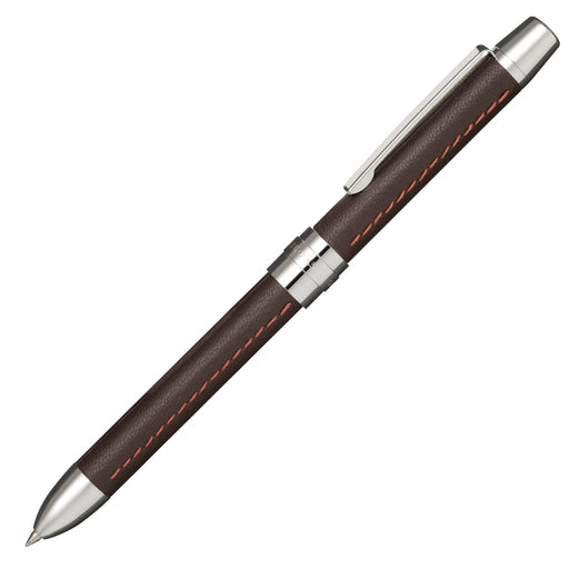Sailor Fountain Pen Multifunctional 2 Colors with Sharp Refino L Dark Brown Cowhide-Kiichin - The #1 Place for Japanese Goods in Your Hand!