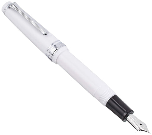 Sailor Professional Gear Slim Silver White Extra Fine Fountain Pen 11-1222-110-Kiichin - The #1 Place for Japanese Goods in Your Hand!