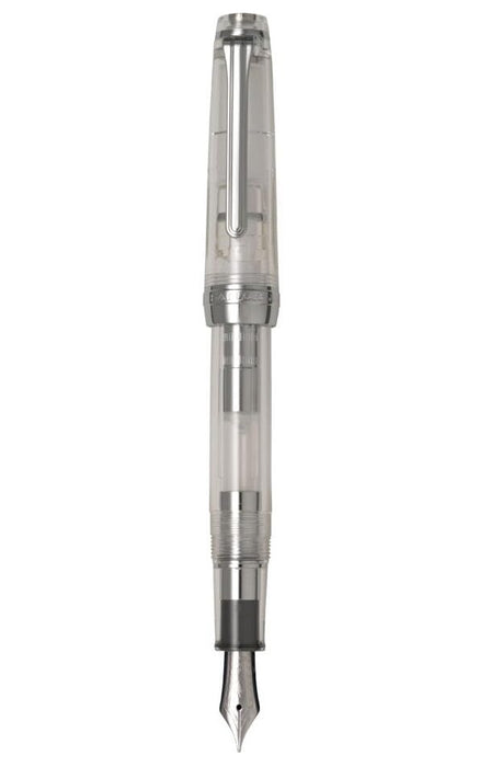 Sailor Fountain Pen Professional Gear Slim Silver Demonstrator Medium Fine